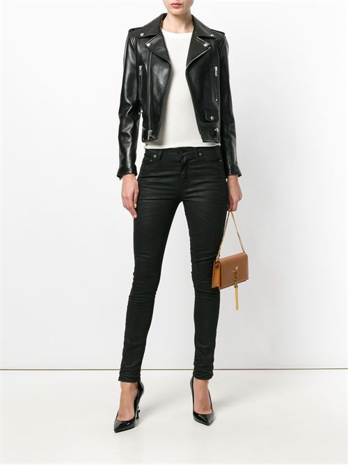 Leather jacket SAINT LAURENT | 481862Y5YA21000